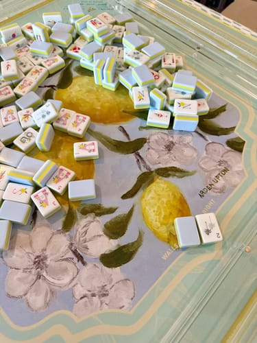 Customer photo review of Sunwashed Citrus Tiles