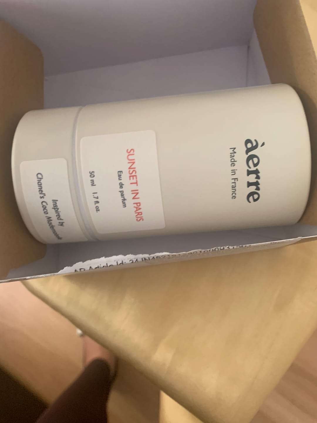 Customer photo review of Sunset in Paris