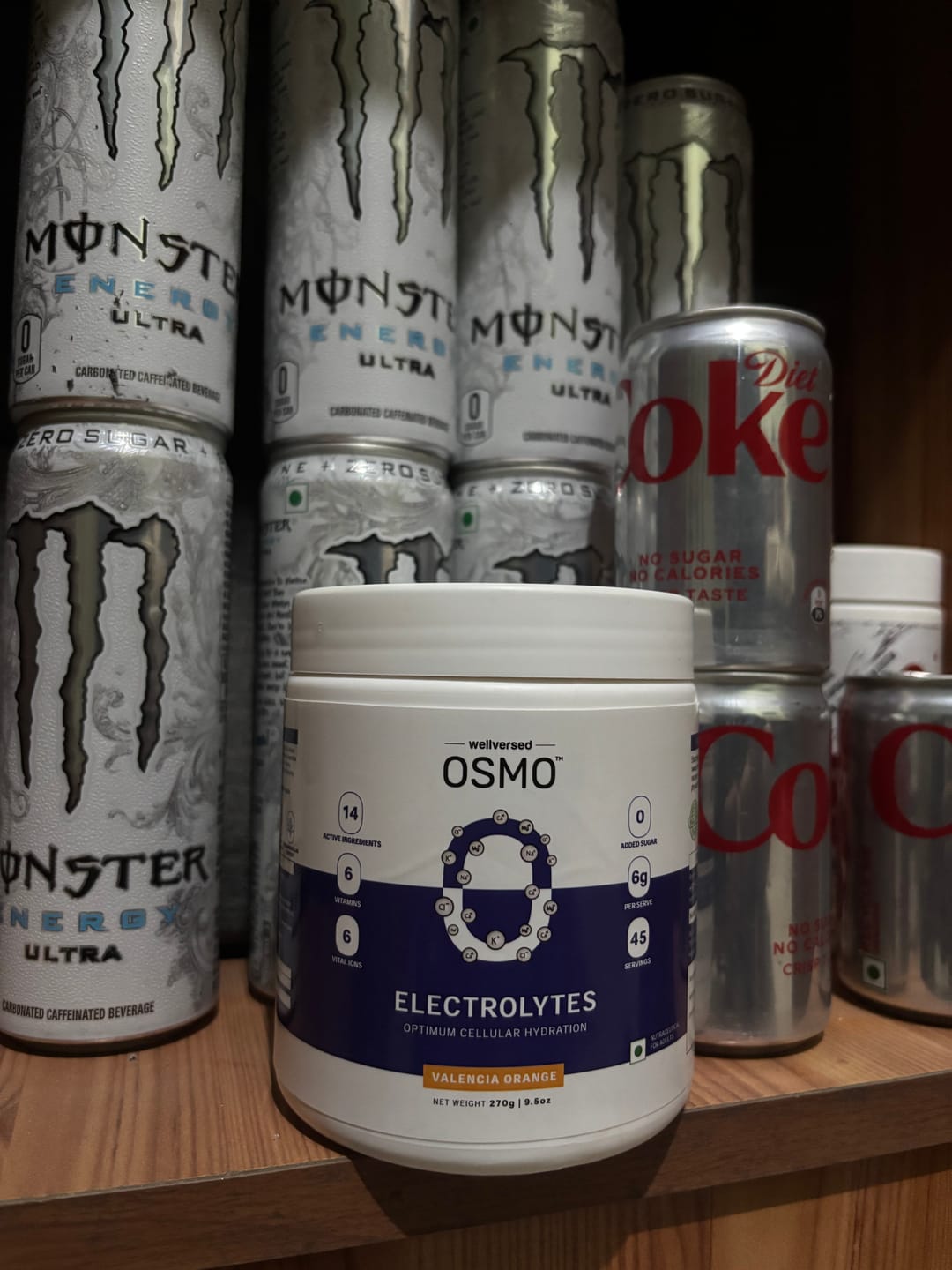 Customer photo review of OSMO - Electrolyte Hydration Blend (Advanced Salts + Taurine & Vitamins) | Valencia Orange Flavour (270g, 45 servings)