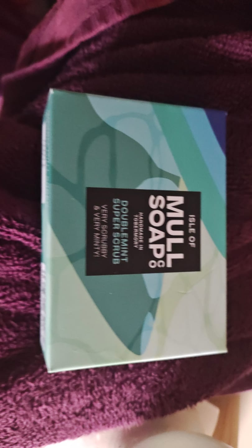 Customer photo review of Doublemint Super Scrub Isle of Mull Soap