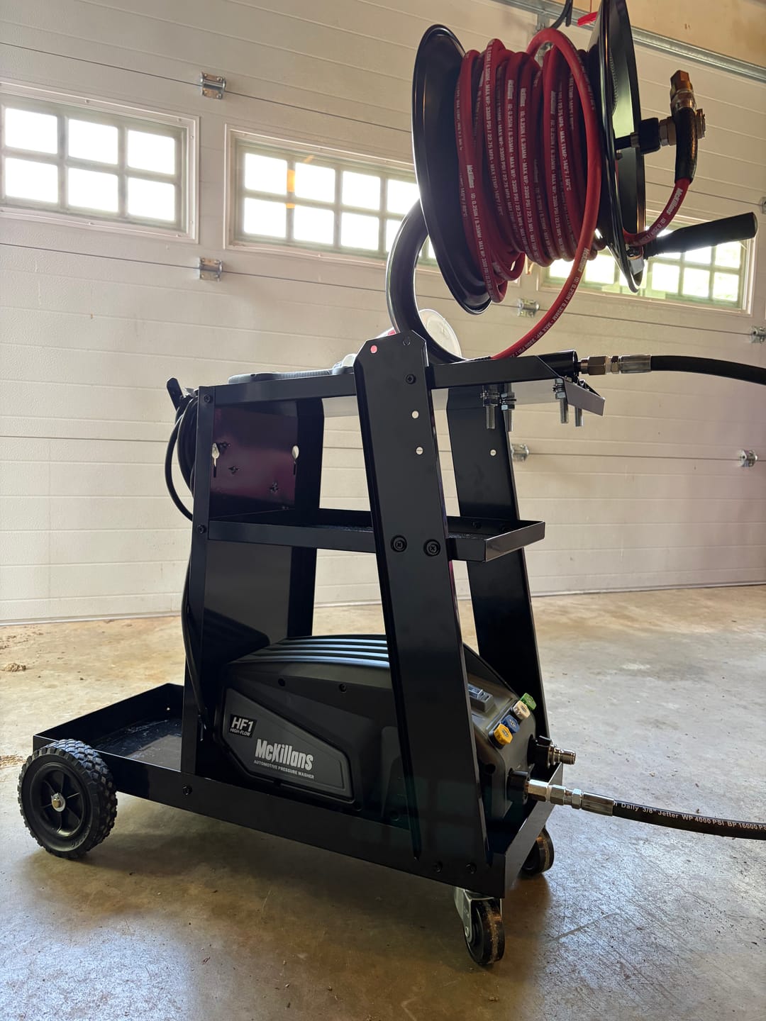 Customer photo review of QC Installed Pressure Washer Hose 1/4" x 50FT