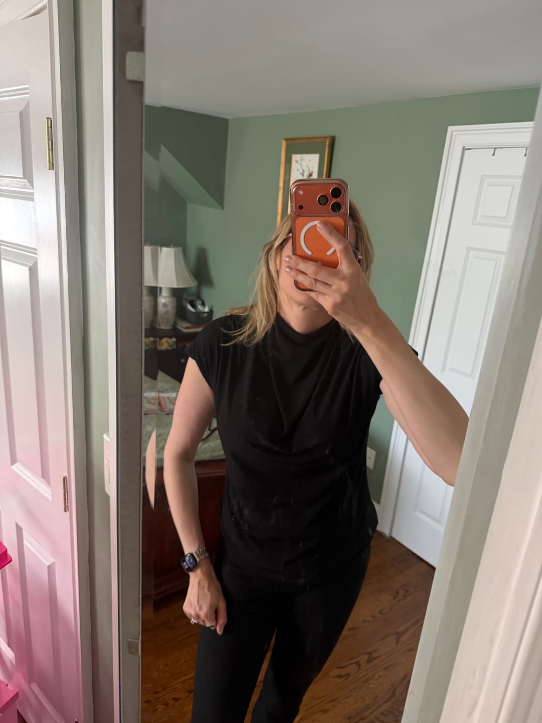 Customer photo review of Brigitte Brianna Cascade Top