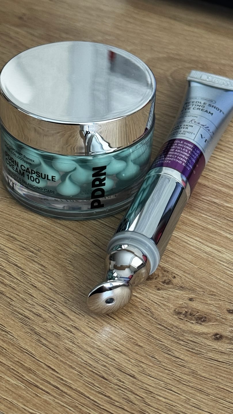 Customer photo review of Masāžas liftinga krēms ādai ap acīm ar mikroadatām VT Cosmetics Reedle Shot Lifting Eye Cream