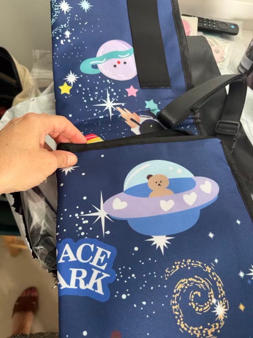 Customer photo review of Kinder Flugzeug Bett Reise | Aufblasbares Reisebett Kinder