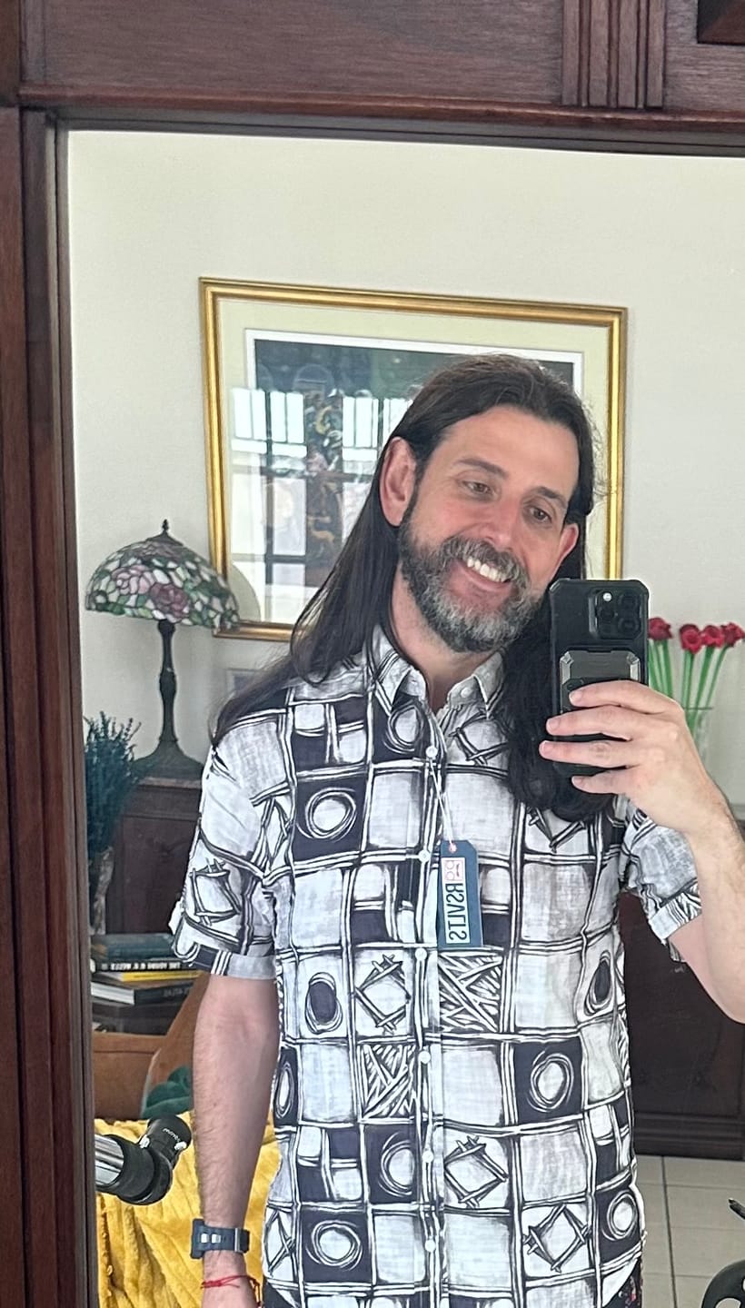 Customer photo review of How Ya Doin' – Bamboo Short Sleeve Shirt