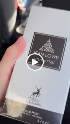 Reseña con vídeo de un cliente sobre Perfume MAISON ALHAMBRA JEAN LOWE IMMORTEL 100ml EDP