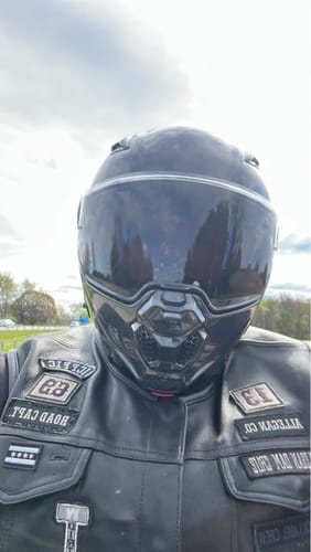 Customer photo review of D.O.T. & ECE Daytona C6 PRO- Grey Carbon Fiber