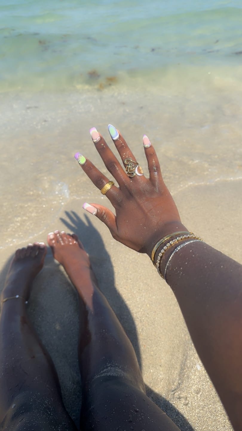 Customer photo review of Marbella Cuff Bracelet