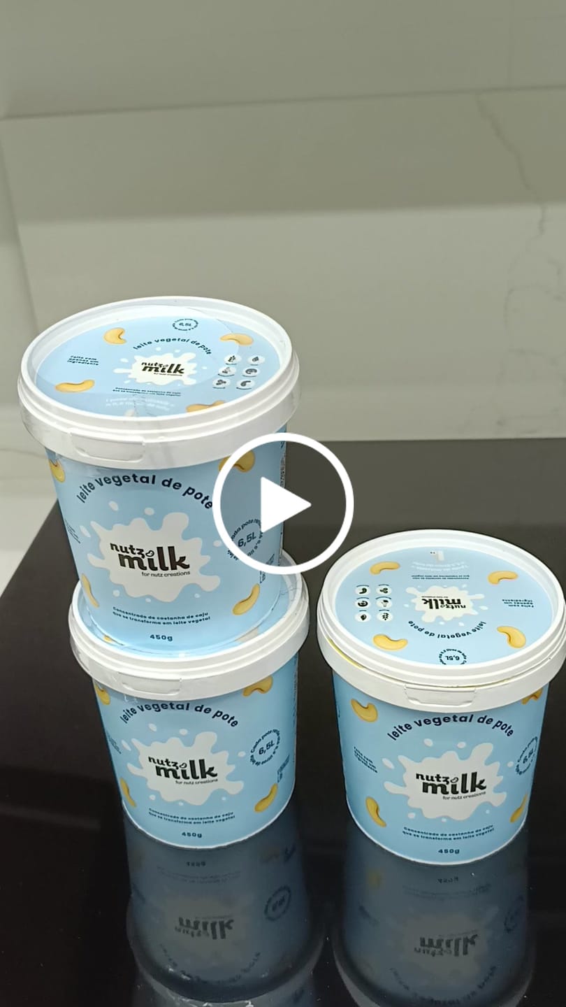 Customer video review of Kit 3 Unidades: Leite Vegetal NutzMilk® 19,5L - Concentrado de Castanha de Caju