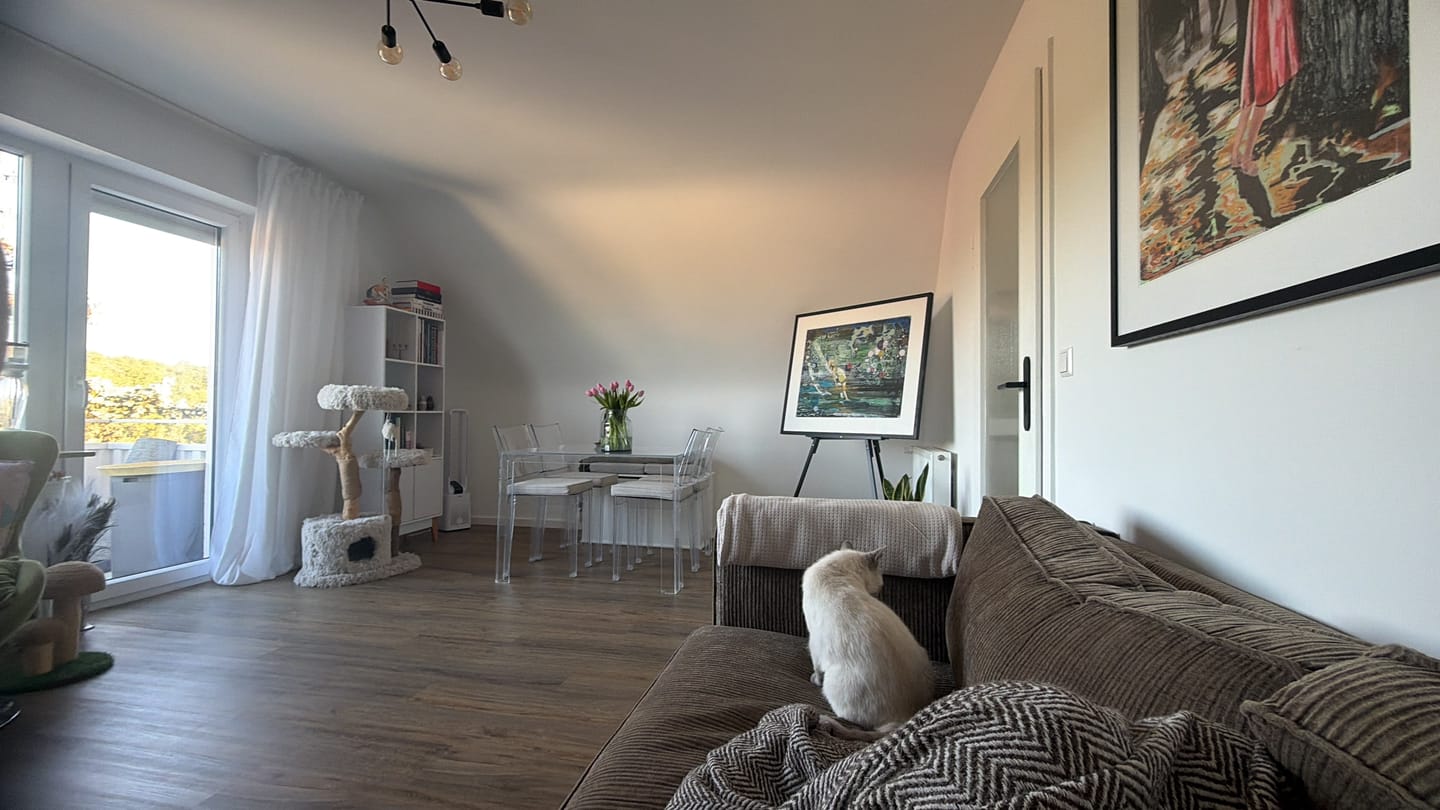 Customer photo review of Große Staffelei aus Holz