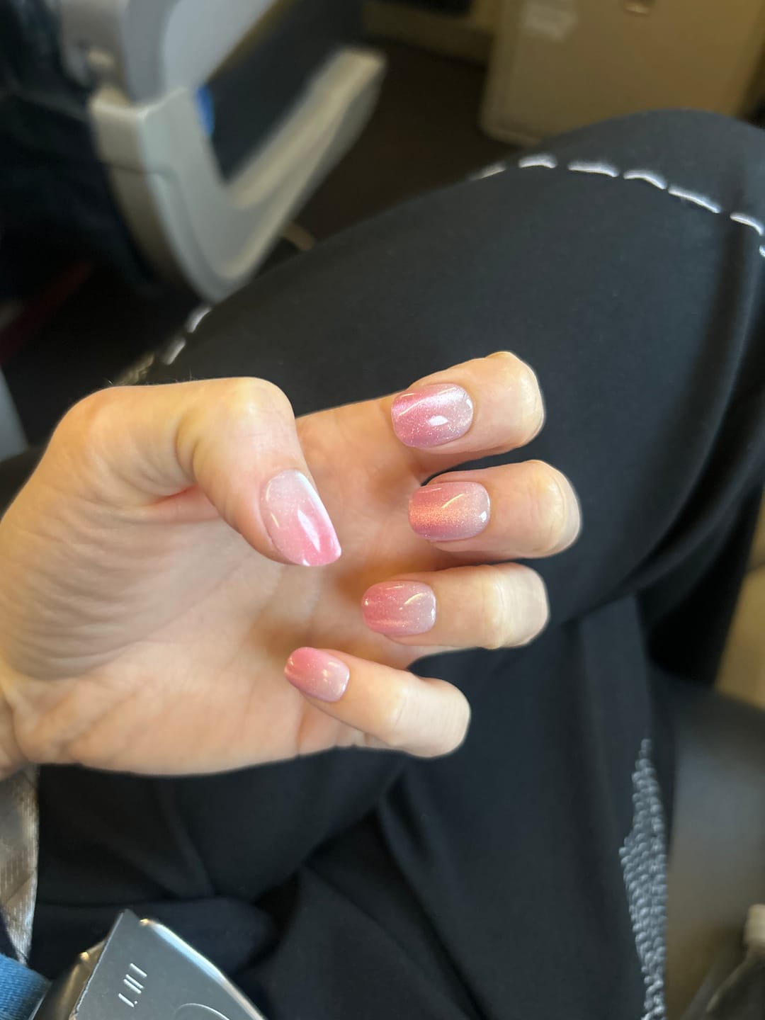 Customer photo review of Blush Ombre - XS Squoval - 30 Adet Takma Tırnak