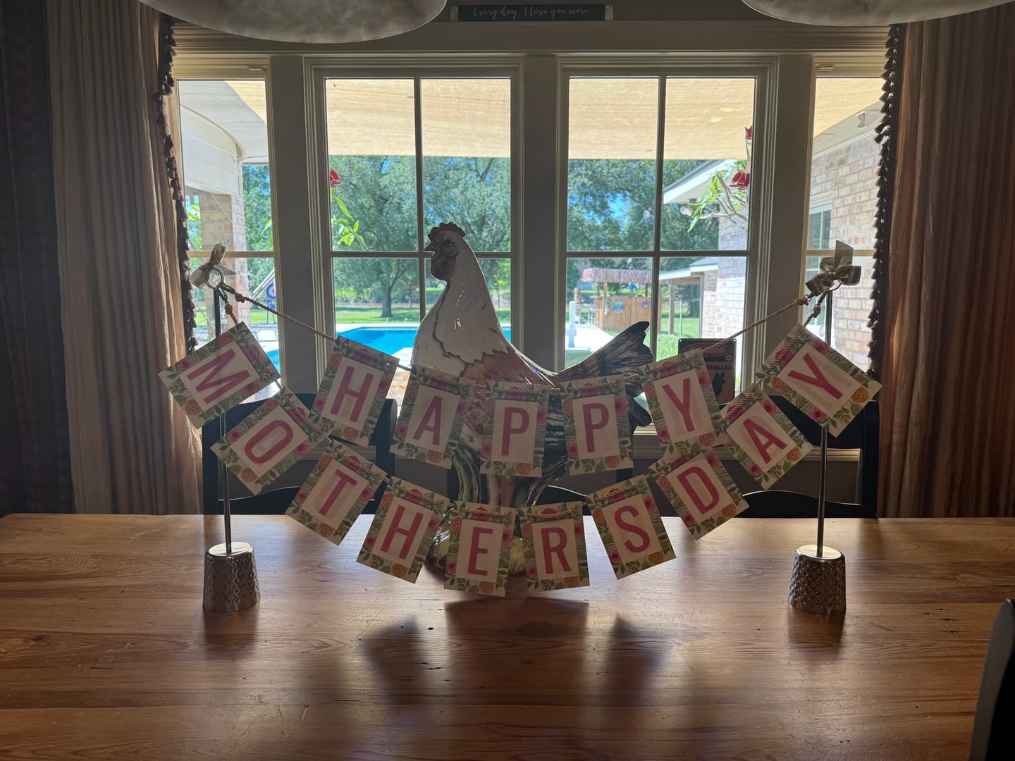 Customer photo review of Spring to Summer Kit:  5 Banners + Stand