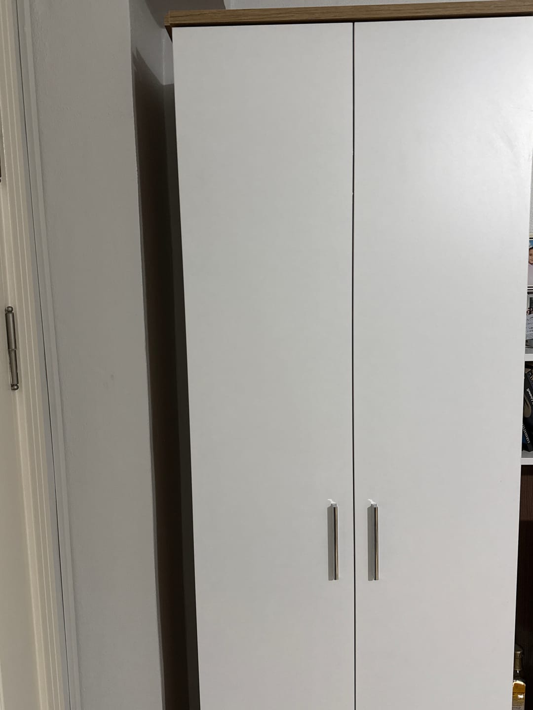 Customer photo review of Rani JE102 Çok Amaçlı Dolap 2 Kapaklı 7 Raflı Banyo Kiler Mutfak Dolabı Sepet Ceviz - Beyaz