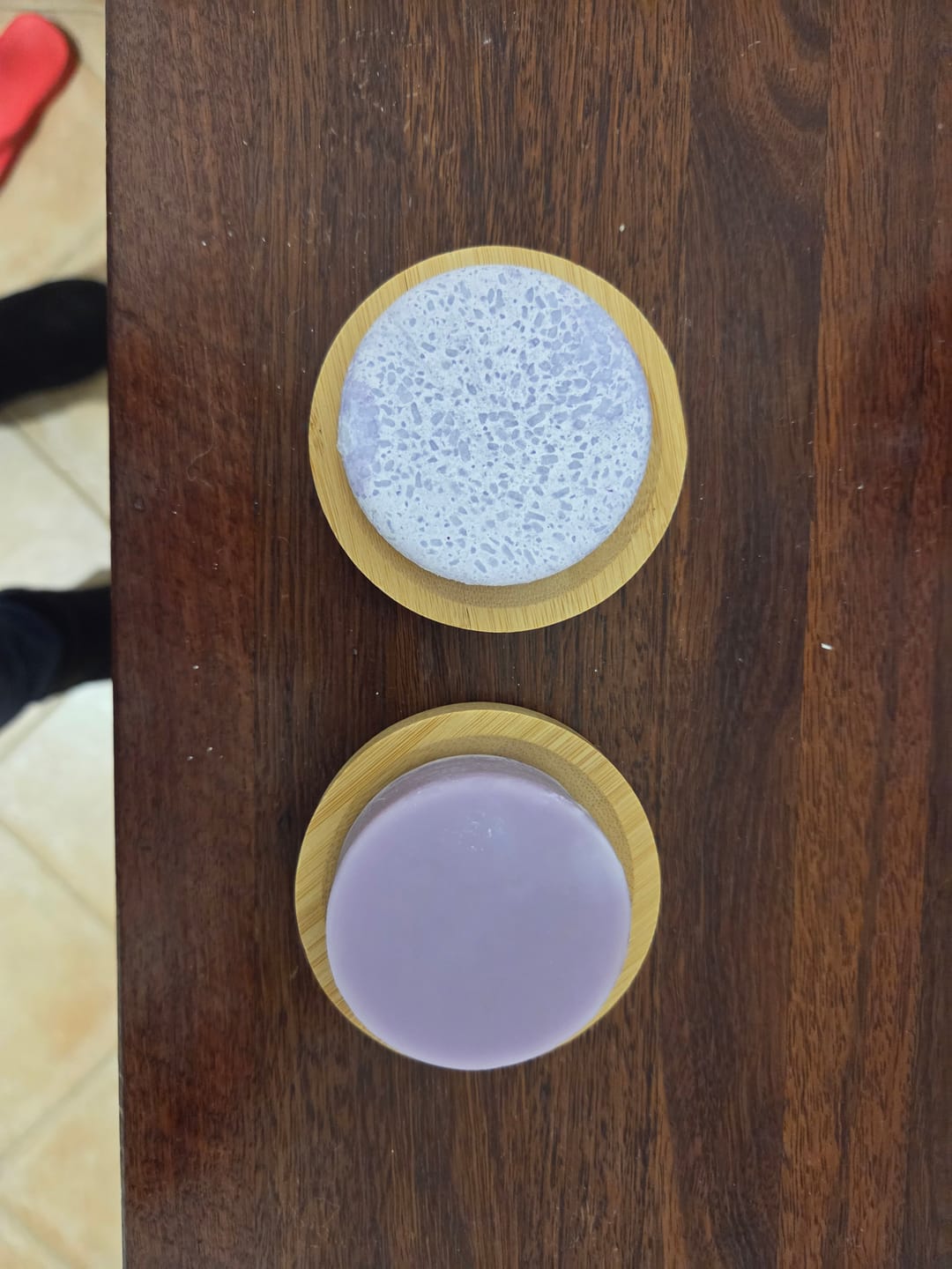 Customer photo review of Bamboo Bar Holder