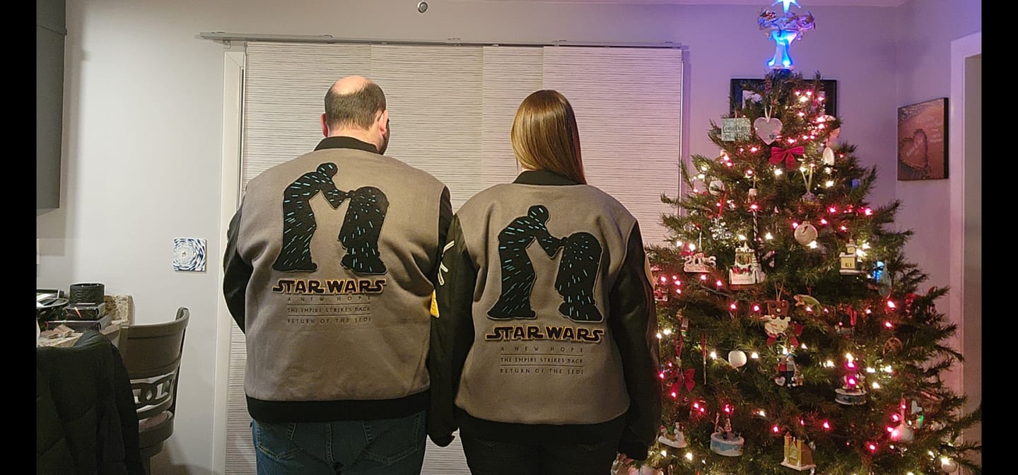 Customer photo review of Star Wars™ "A Long Time Ago...." – Limited-Edition Varsity Jacket