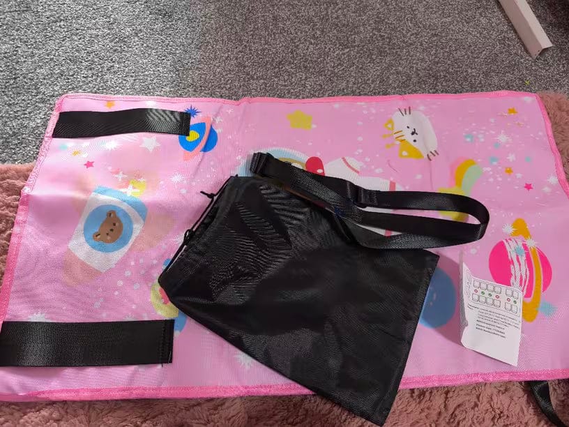 Customer photo review of Kinder Flugzeug Bett Reise | Aufblasbares Reisebett Kinder