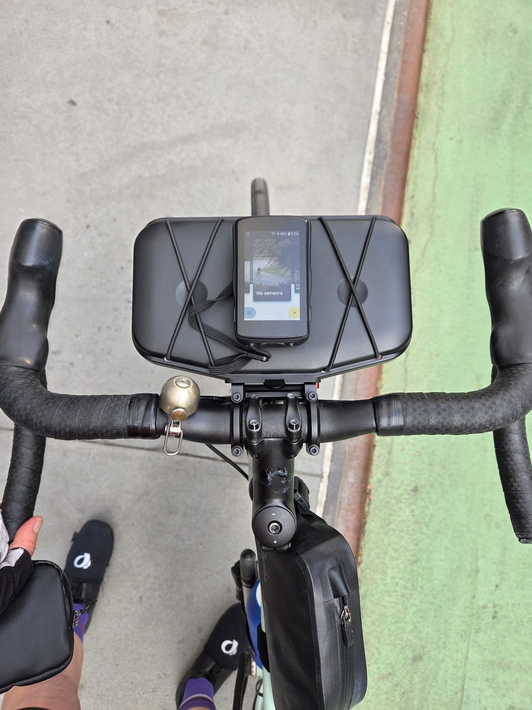 Customer photo review of The Original Handlebar Bag