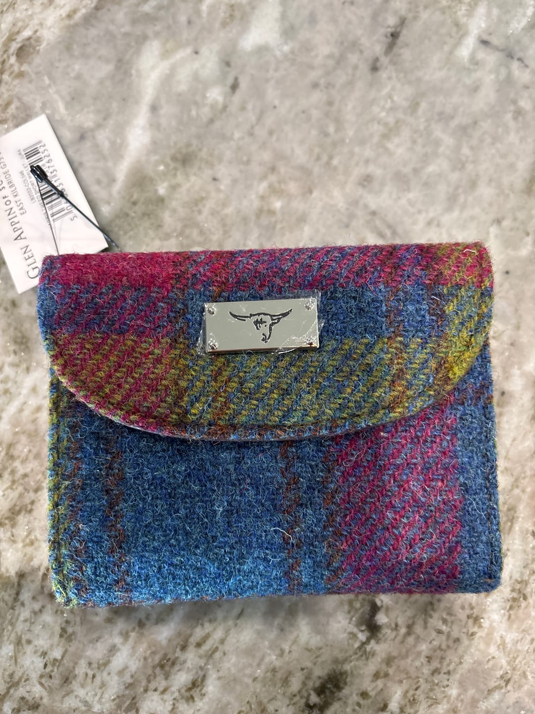 Customer photo review of Women's Harris Tweed 'Jura' Short Wallet with Card Section
