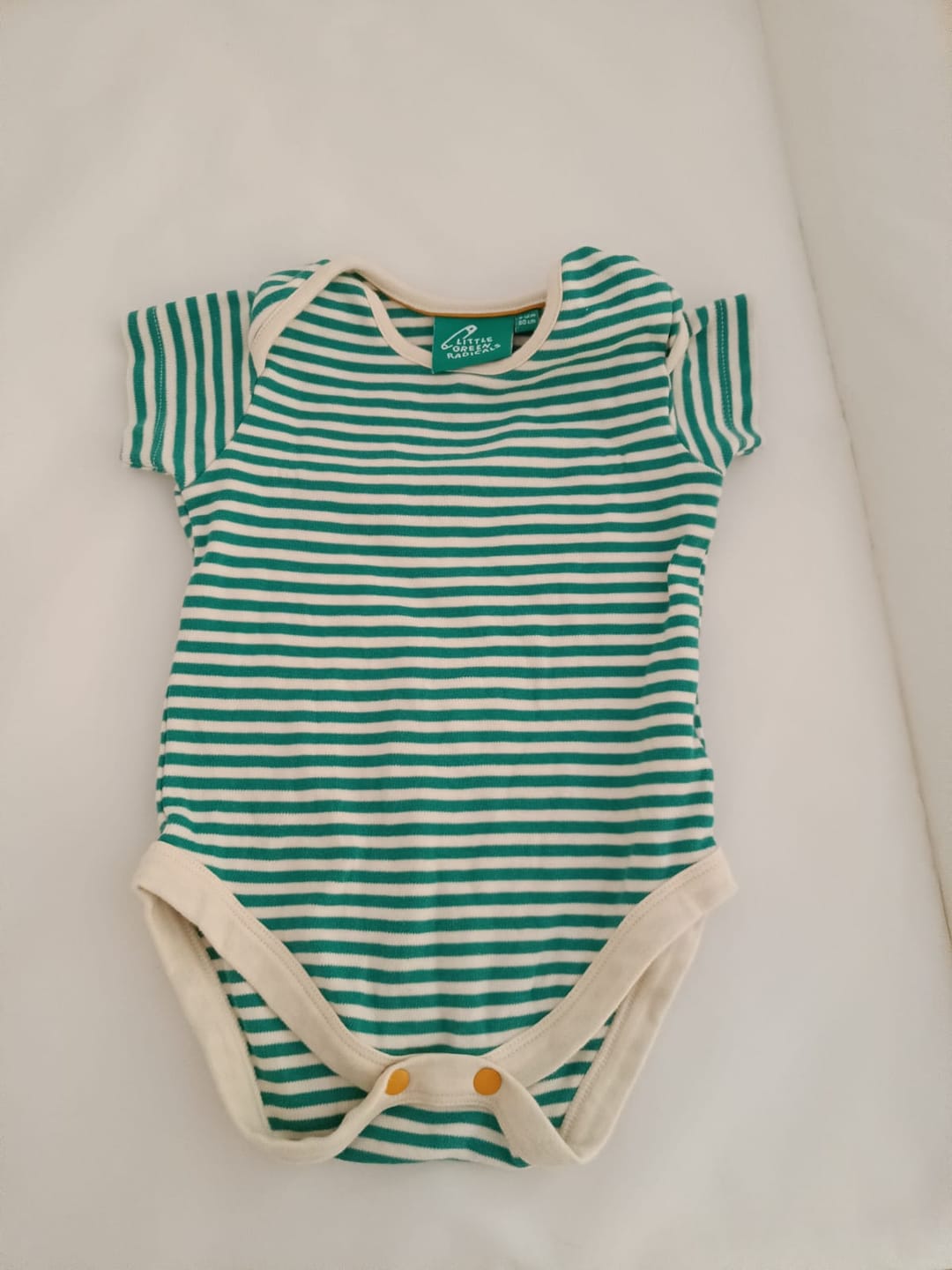 Customer photo review of Little Dogs Organic Baby Bodysuit Set 2 Pack