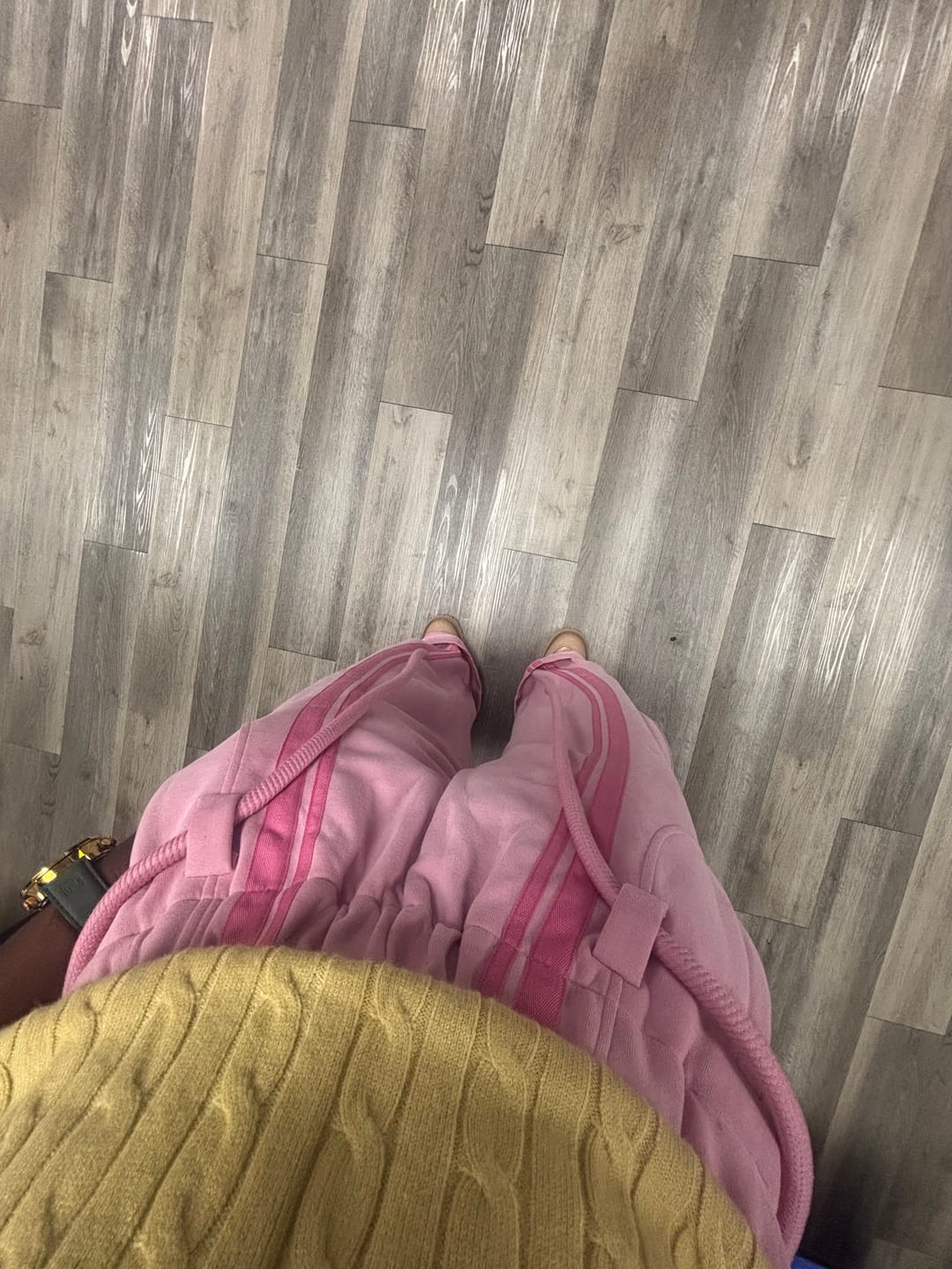 Customer photo review of Aelfric Eden Stripe Super Baggy Barrel Sweatpants