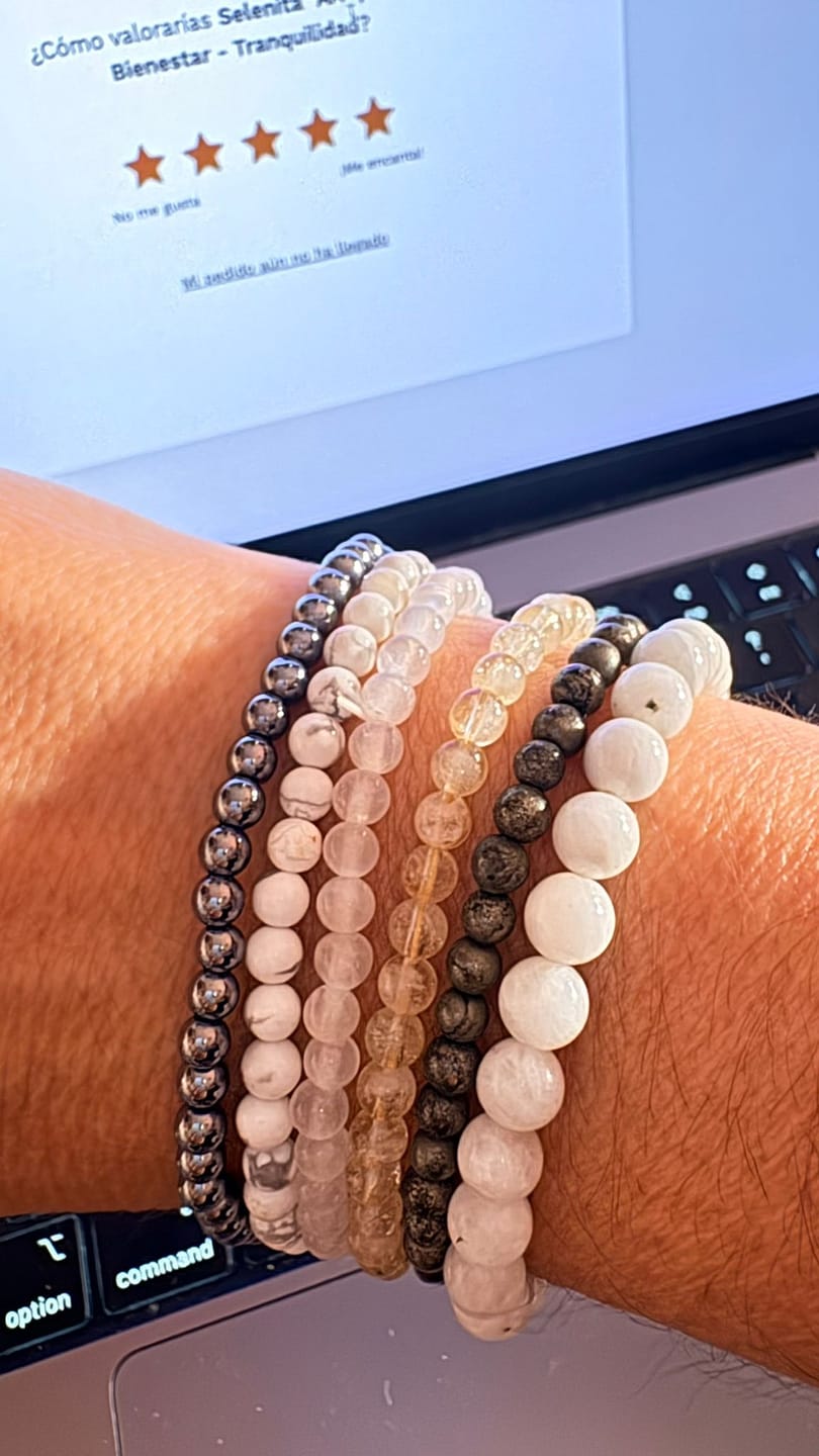 Customer photo review of Selenita "AA" | 4mm | Bienestar - Tranquilidad