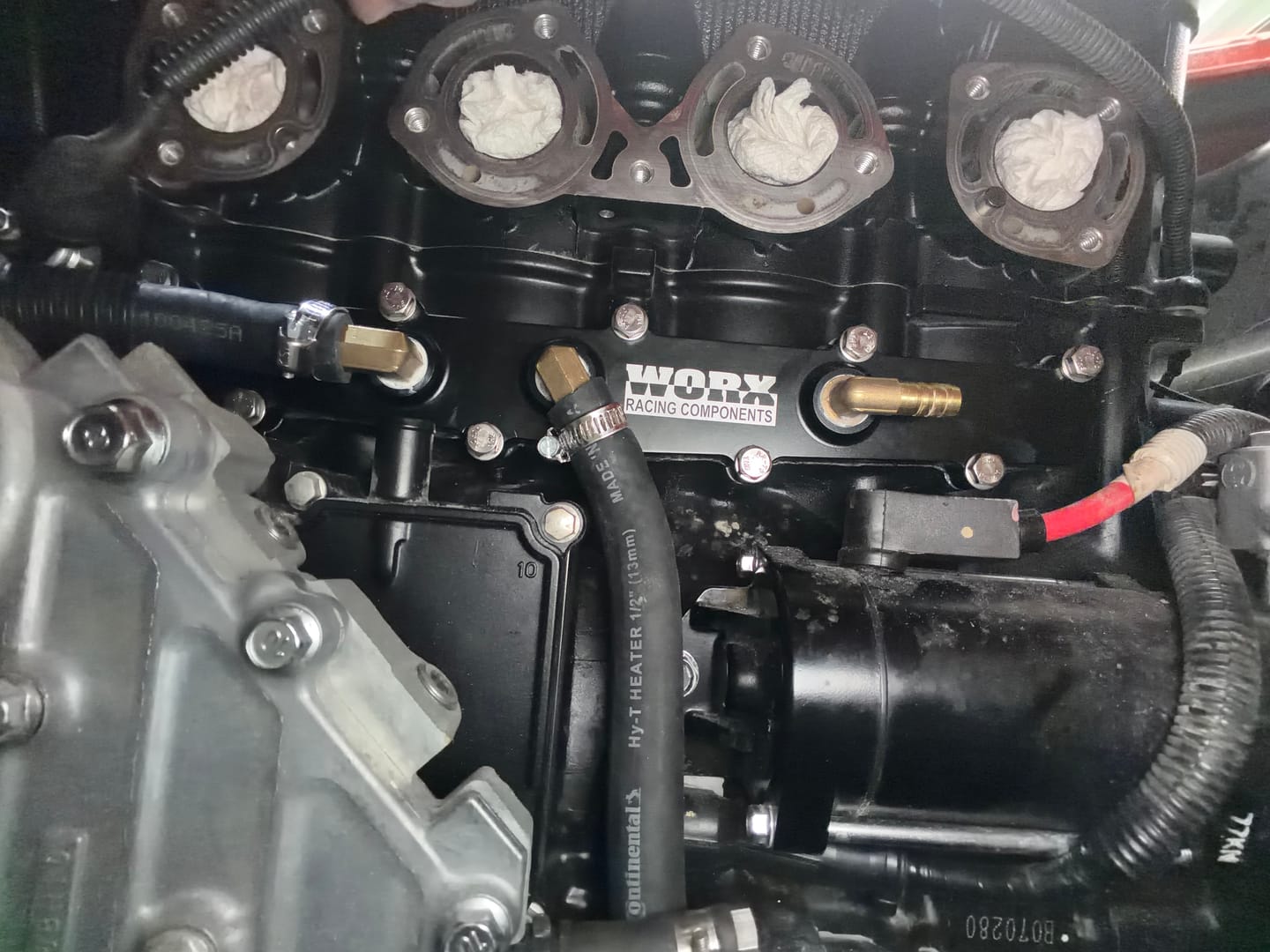 Customer photo review of Yamaha 1.8 Engine Cooling Plate