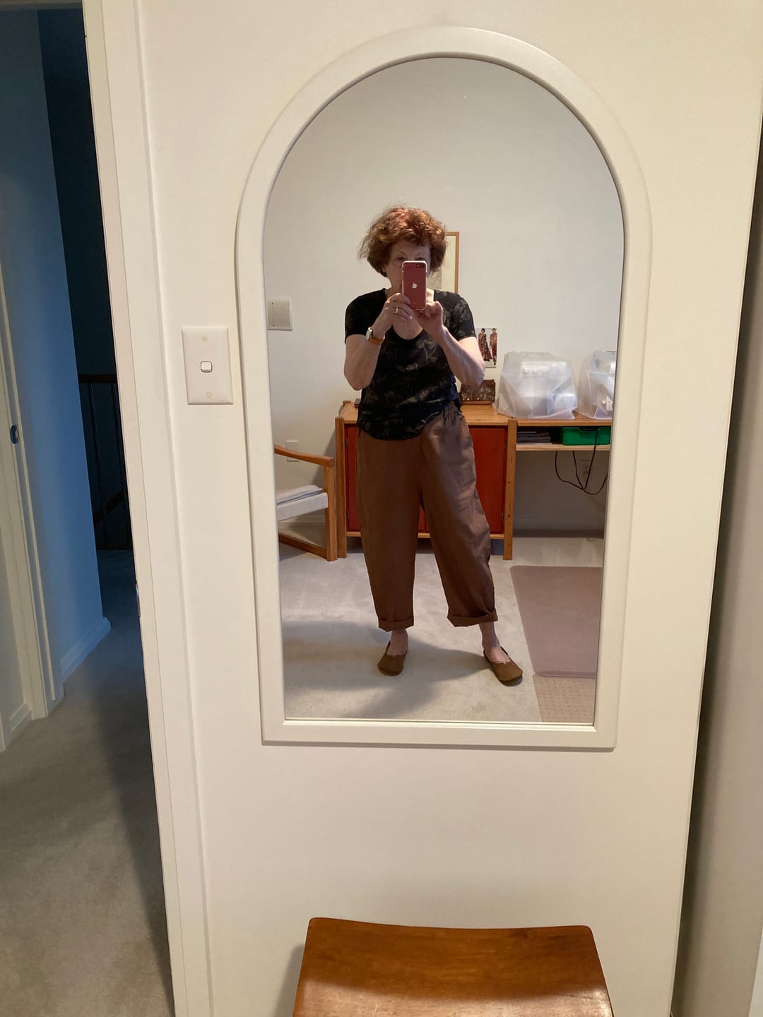 Customer photo review of Plus Size Women Spring Casual 100%Cotton Harem Pants