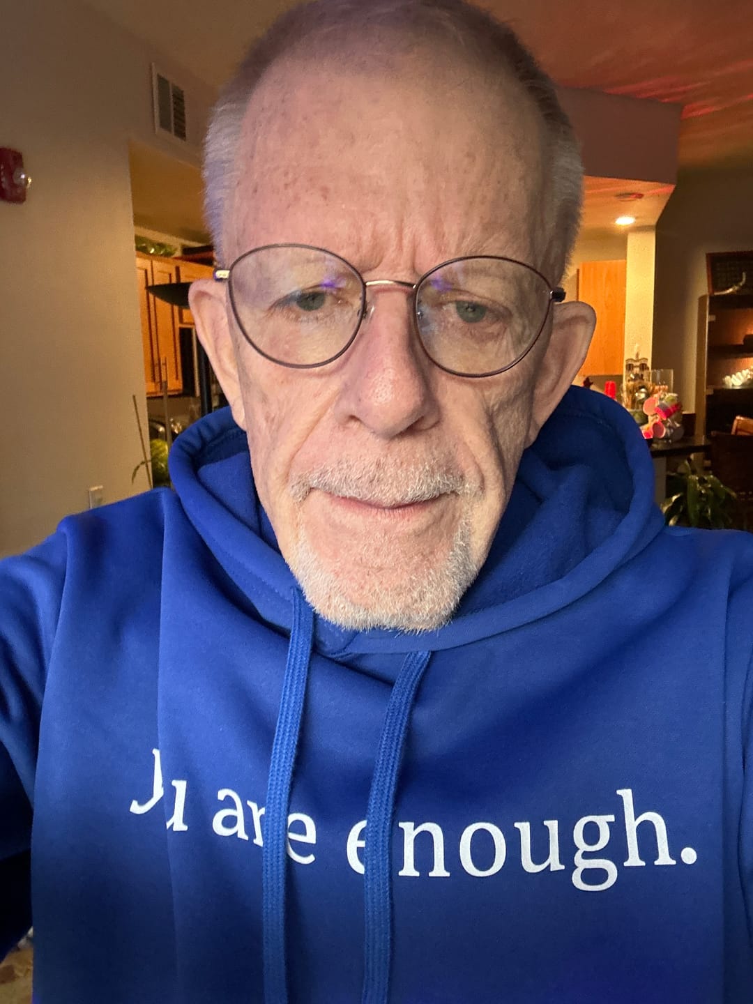 Customer photo review of The Original 'Dear Person Behind Me' Hoodie
