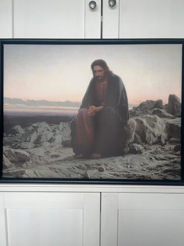 Customer photo review of Christ in the Desert | Iván Kramskói | 1872