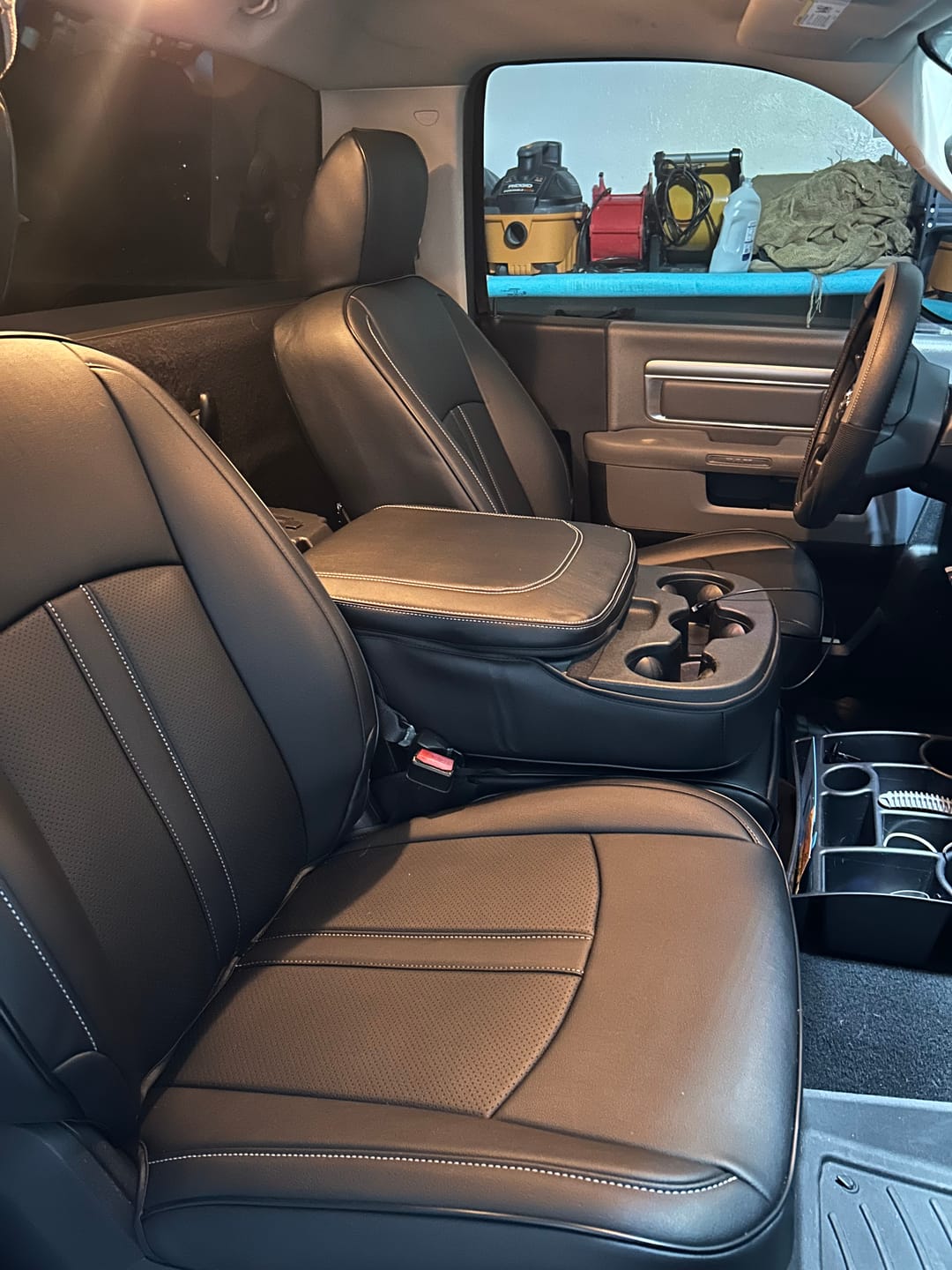 Customer photo review of 2009+ Dodge Ram Classic Leather Seat Covers