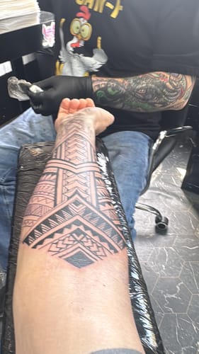 Customer photo review of TattooNumbx Numbing Cream