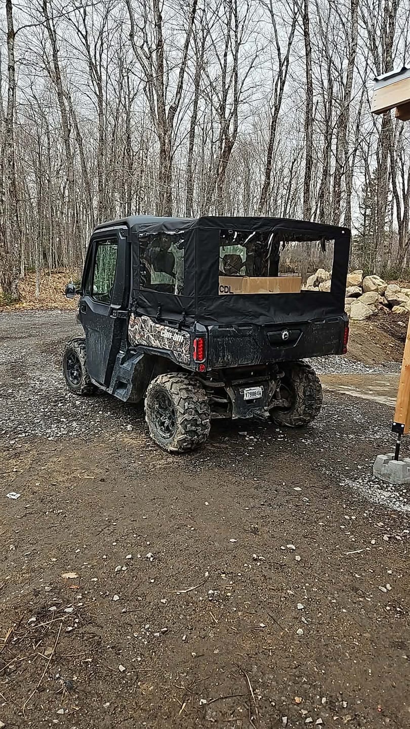Customer photo review of UTV Soft Cargo Camper Bed Cover for Can-Am Defender