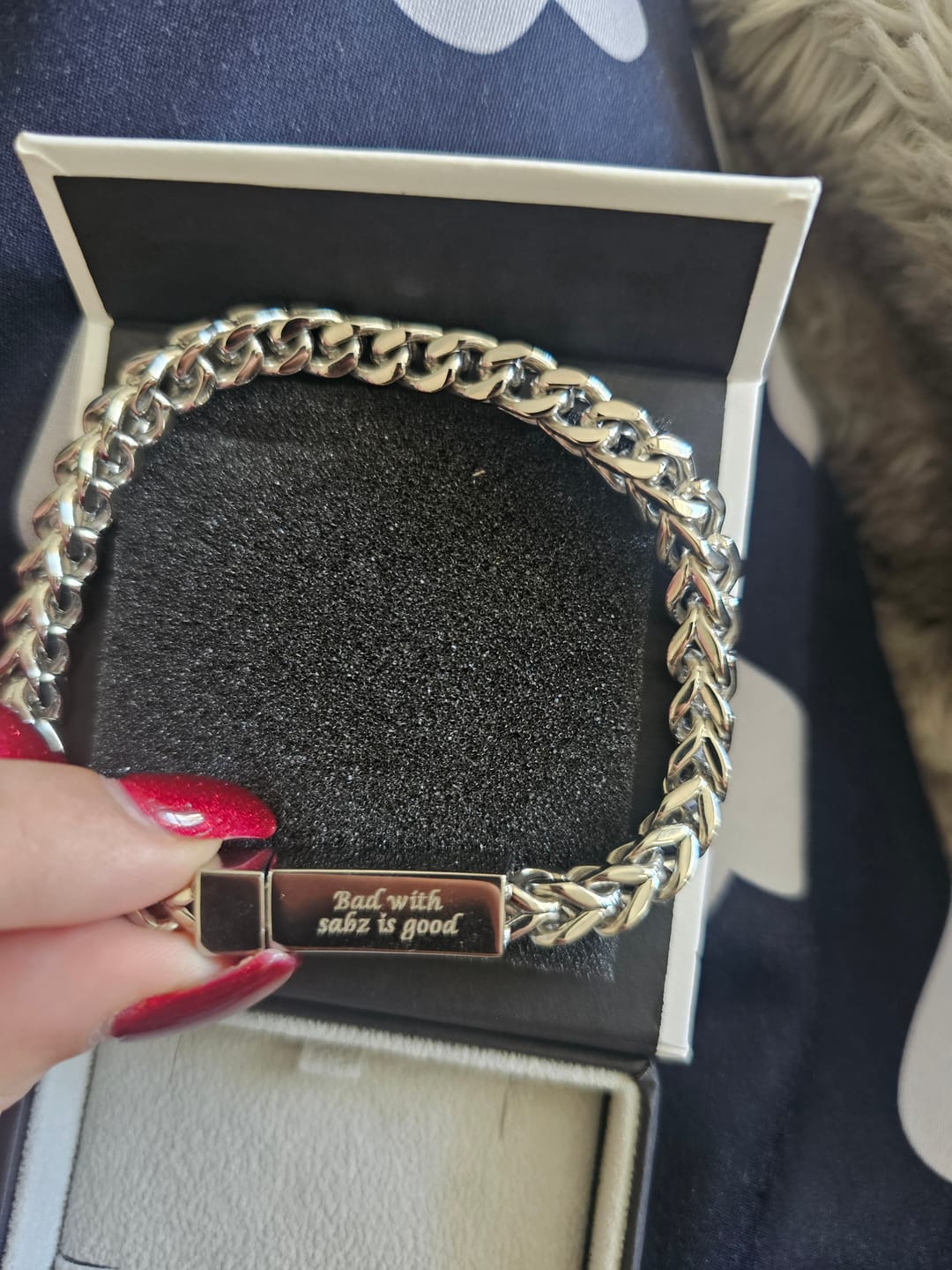 Customer photo review of Franco Link Bracelet | 6MM