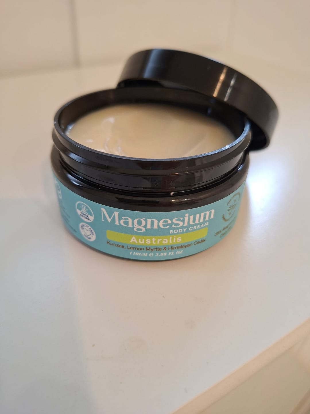Customer photo review of Magnesium Cream Australis Body Cream 110g