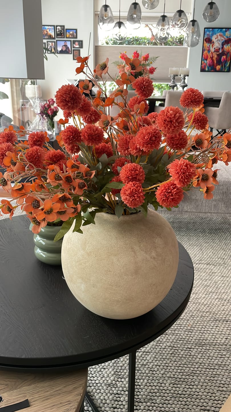 Customer photo review of Wax Arrangement - Terracotta