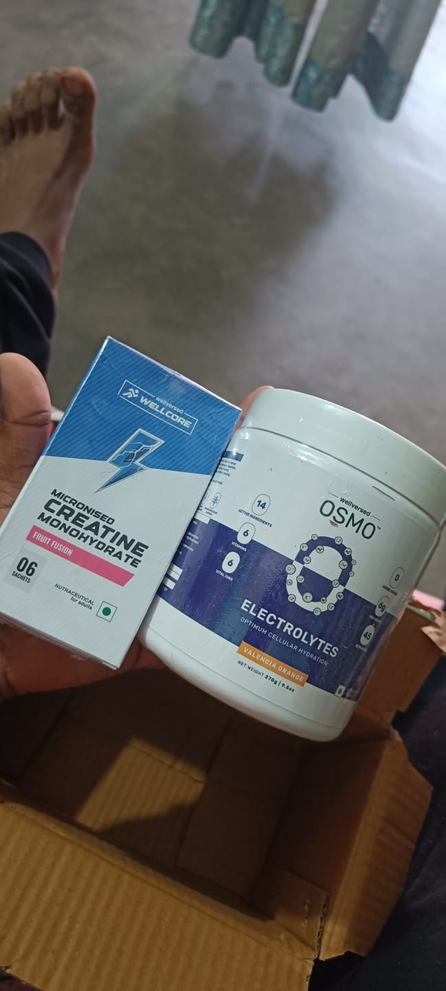 Customer photo review of Wellcore - Pure Micronised Creatine Monohydrate | Fruit Fusion (6 Sachets)