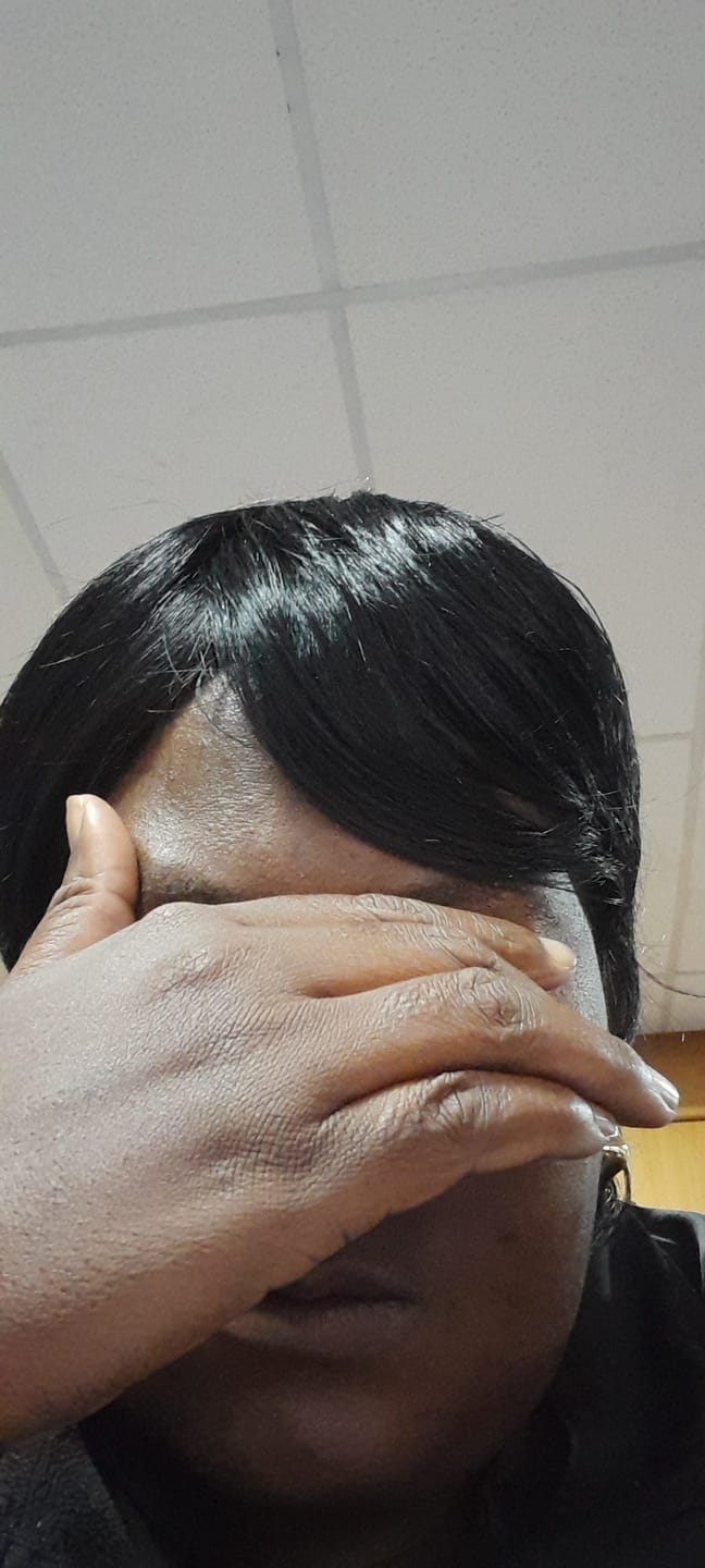 Customer photo review of Brazilian Pixie Wig - Straight