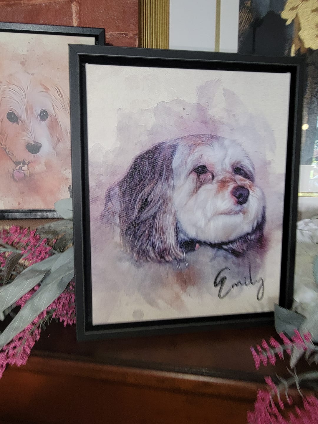 Customer photo review of Personalized photo Painting