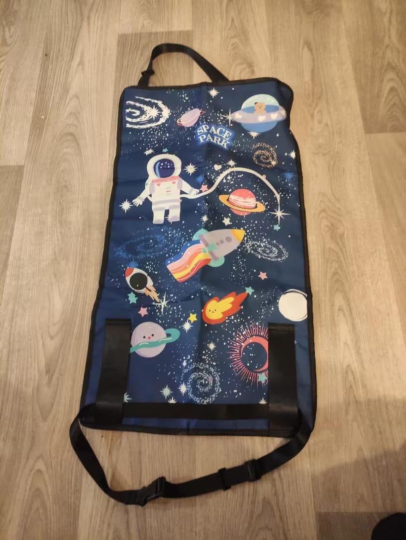 Customer photo review of Kinder Flugzeug Bett Reise | Aufblasbares Reisebett Kinder