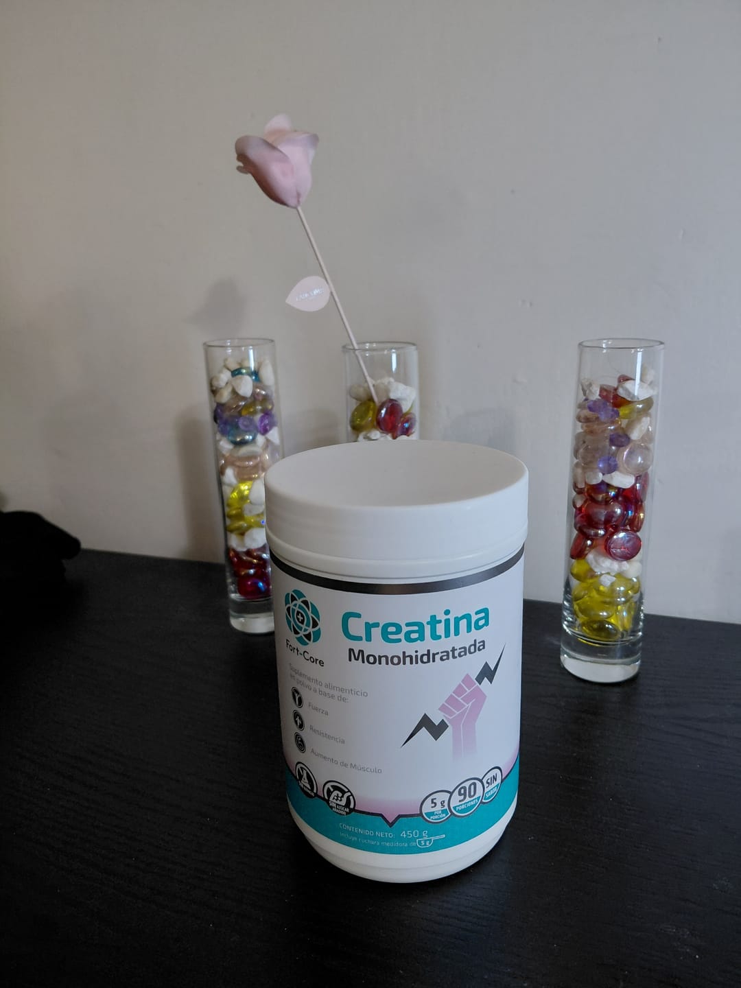 Customer photo review of Creatina Monohidratada Fort Core | 450 g