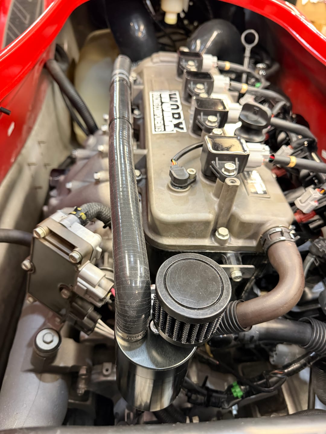 Customer photo review of Yamaha Oil Catch-Can