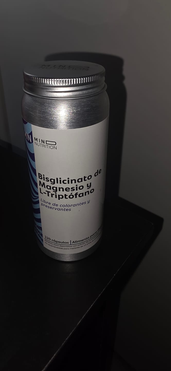 Customer photo review of Bisglicinato de Magnesio + L-Triptofano