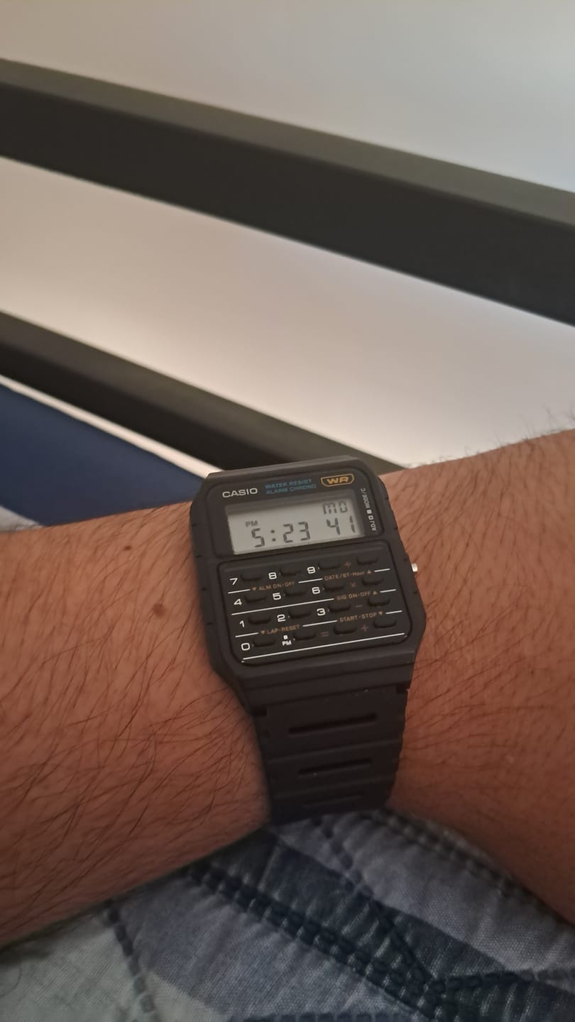 Customer photo review of Reloj Calculadora Casio Vintage CA-53W-1Z Negro