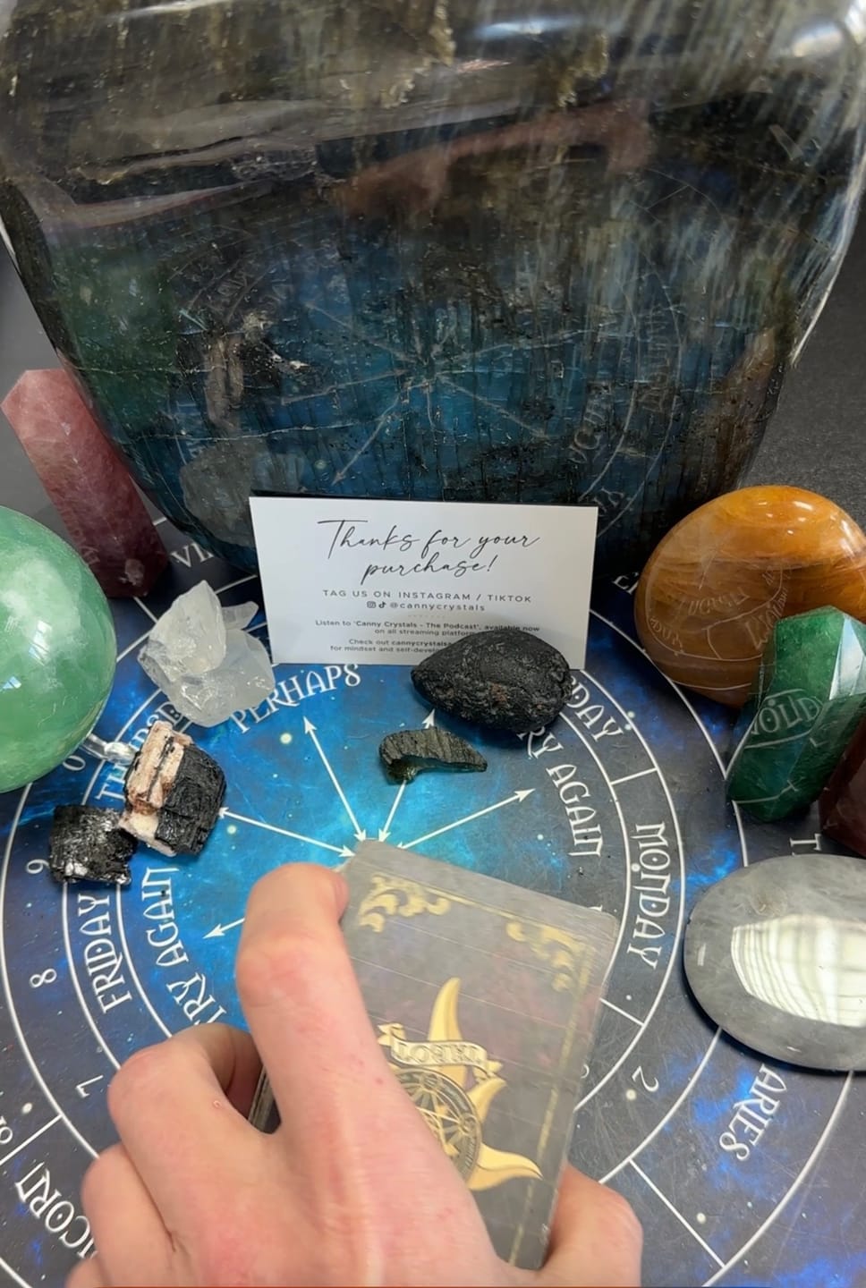 Customer photo review of 3 Card Tarot reading