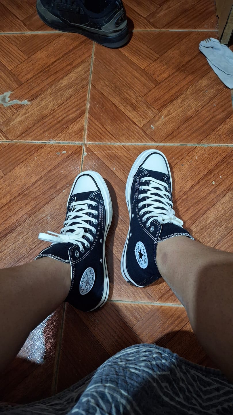 Customer photo review of Zapatillas Converse Chuck 70 Hi Negro Blanco