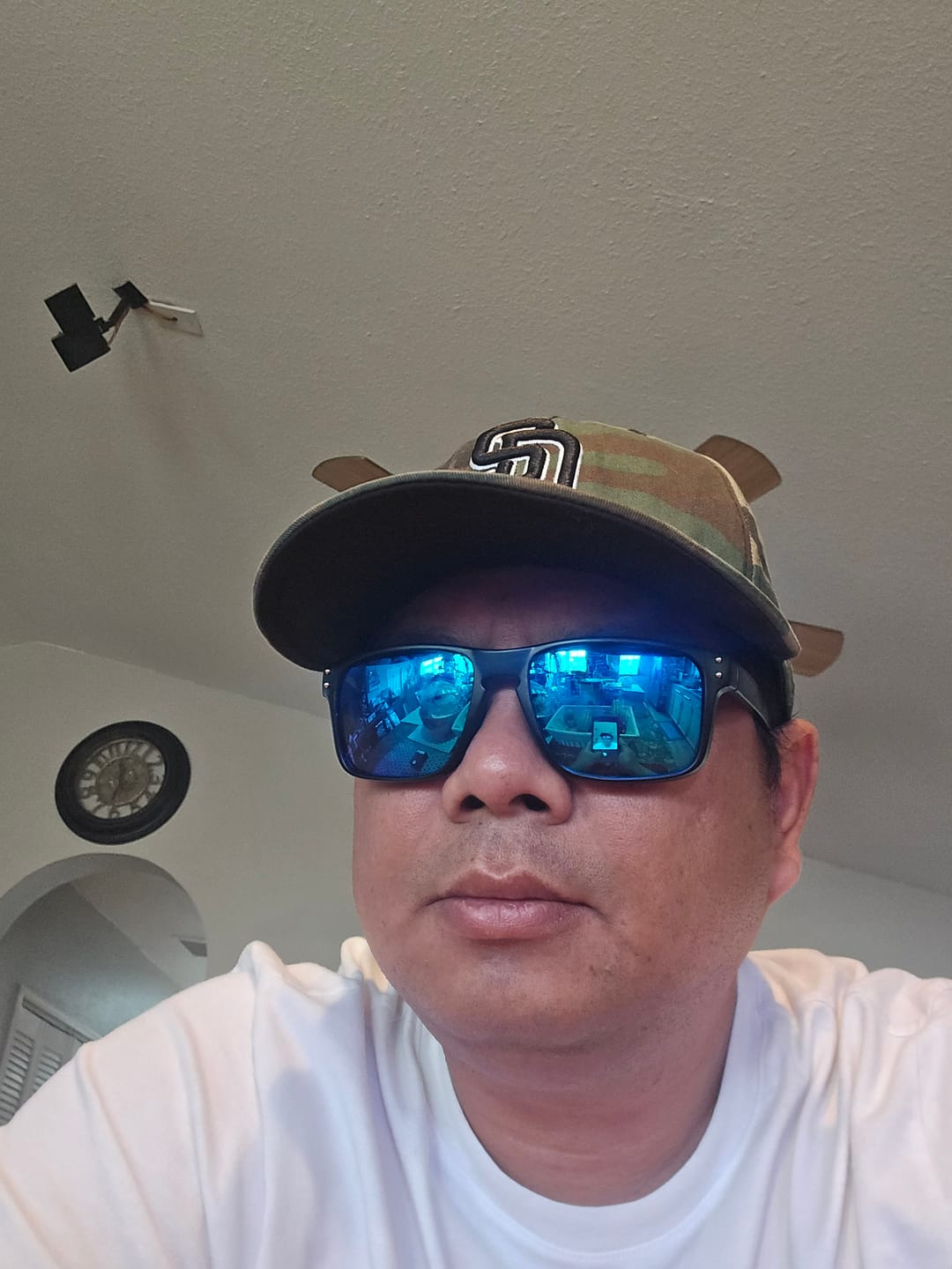 Customer photo review of 80Eighty® Polarized Sunglasses - Blue Chrome
