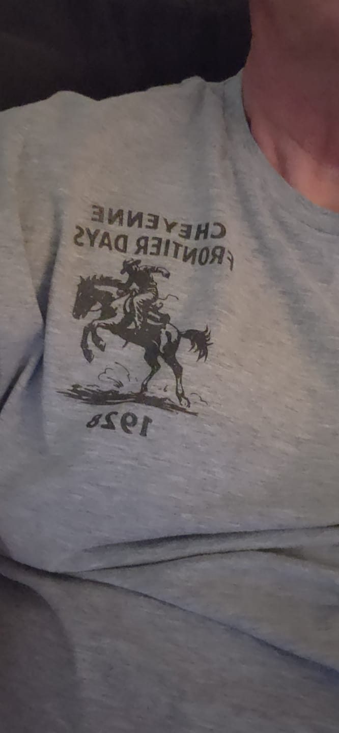 Customer photo review of Frontier Days Tee
