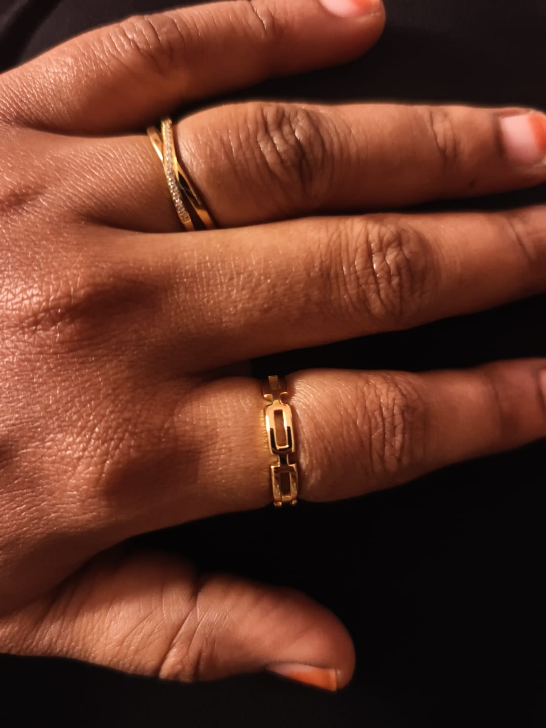 Customer photo review of Geo Link Gold Band