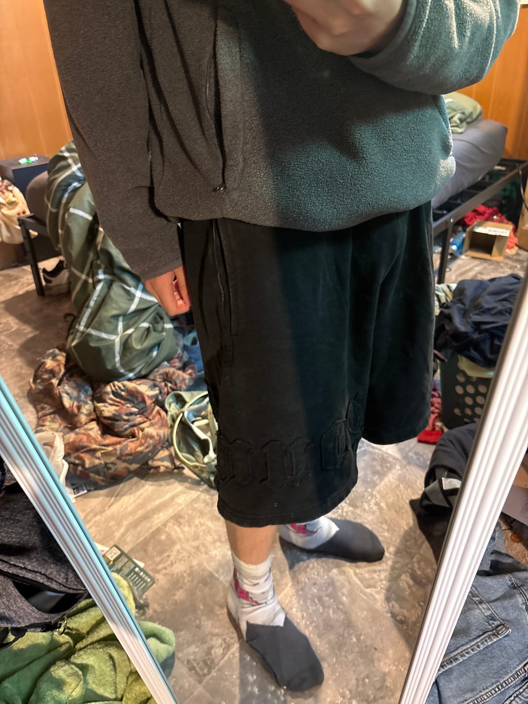 Customer photo review of 1027 - Patchwork Shorts