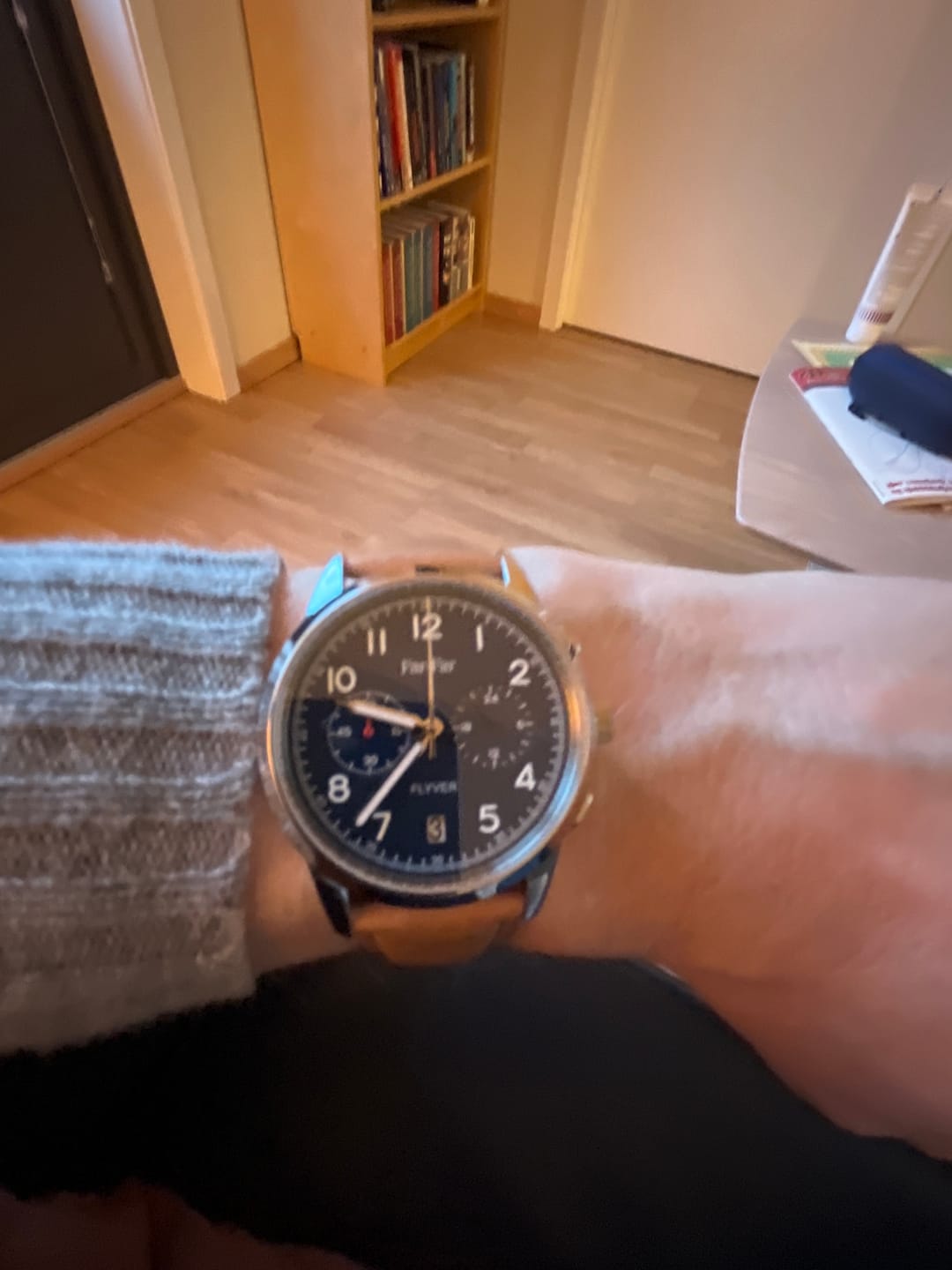 Customer photo review of Far-Far Flyver Kronograf – Blå